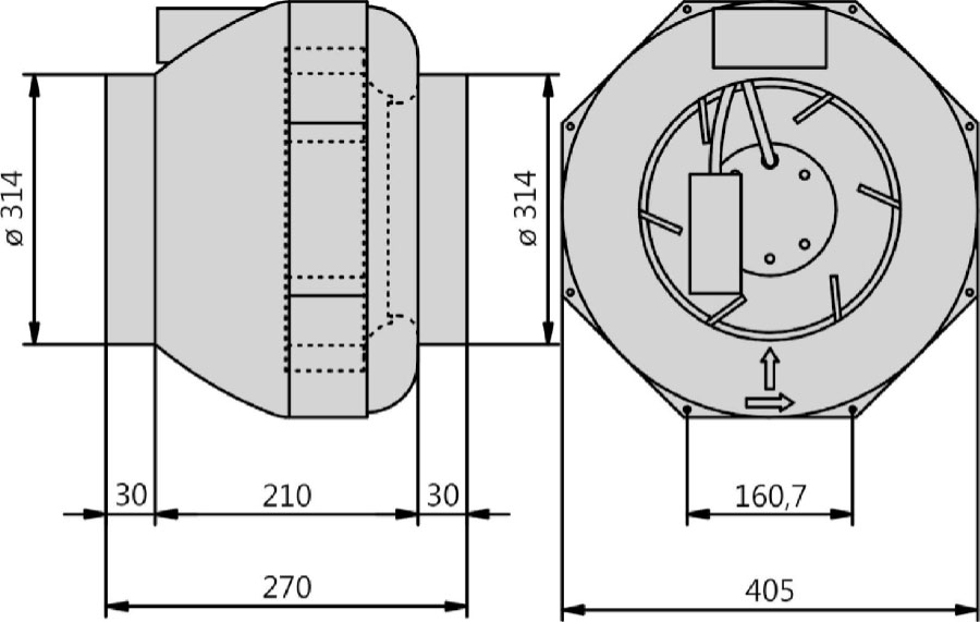 Ritning RS 315.3EF