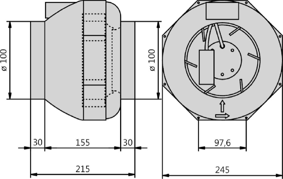Ritning RS L100.2CA