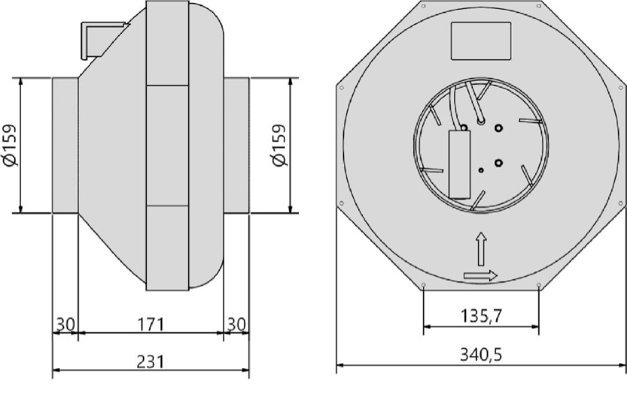 Ritning RS L160.3CA