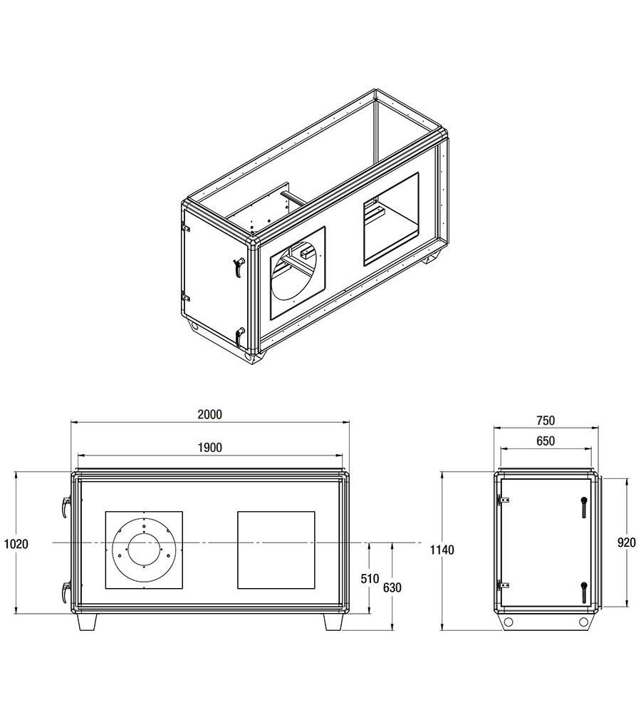 Ritning Kanal 560DUO-1705EC