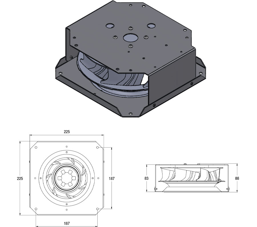 Ritning Modul 190-3560EC