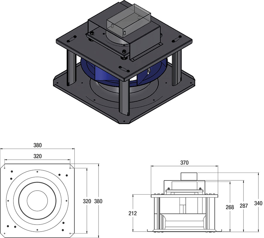 Ritning Modul 250-3080EC