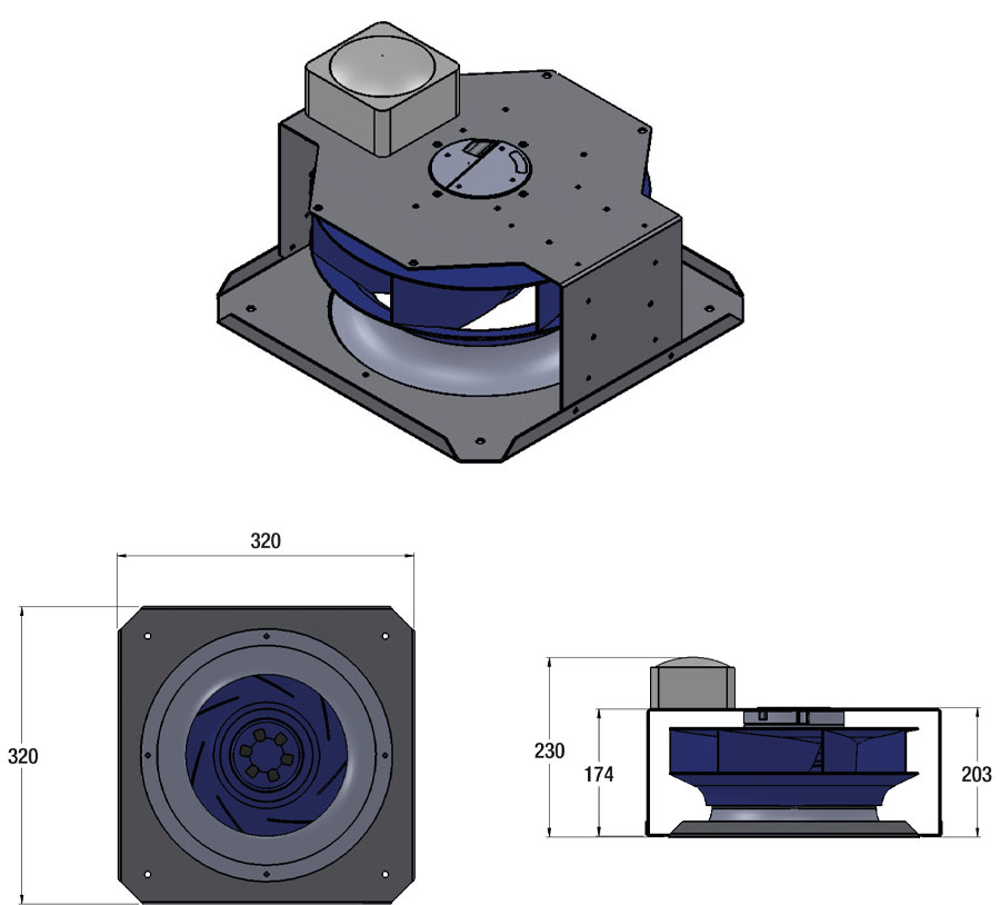 Ritning Modul 280-2000EC