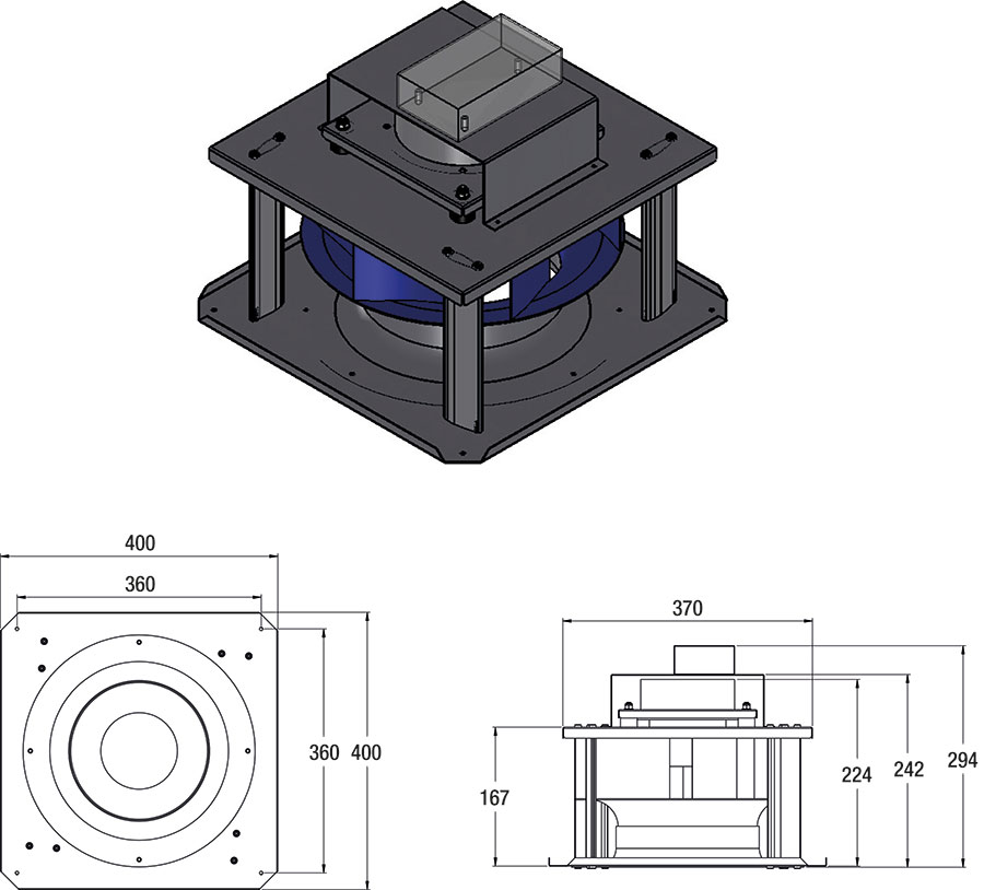 Ritning Modul 280-2040EC