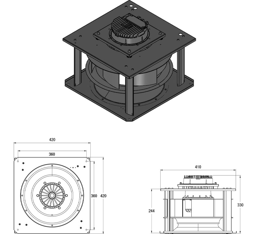 Ritning Modul 310-2500EC