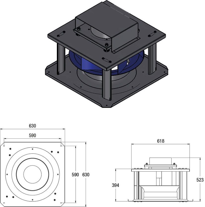 Ritning Modul 500-2065EC